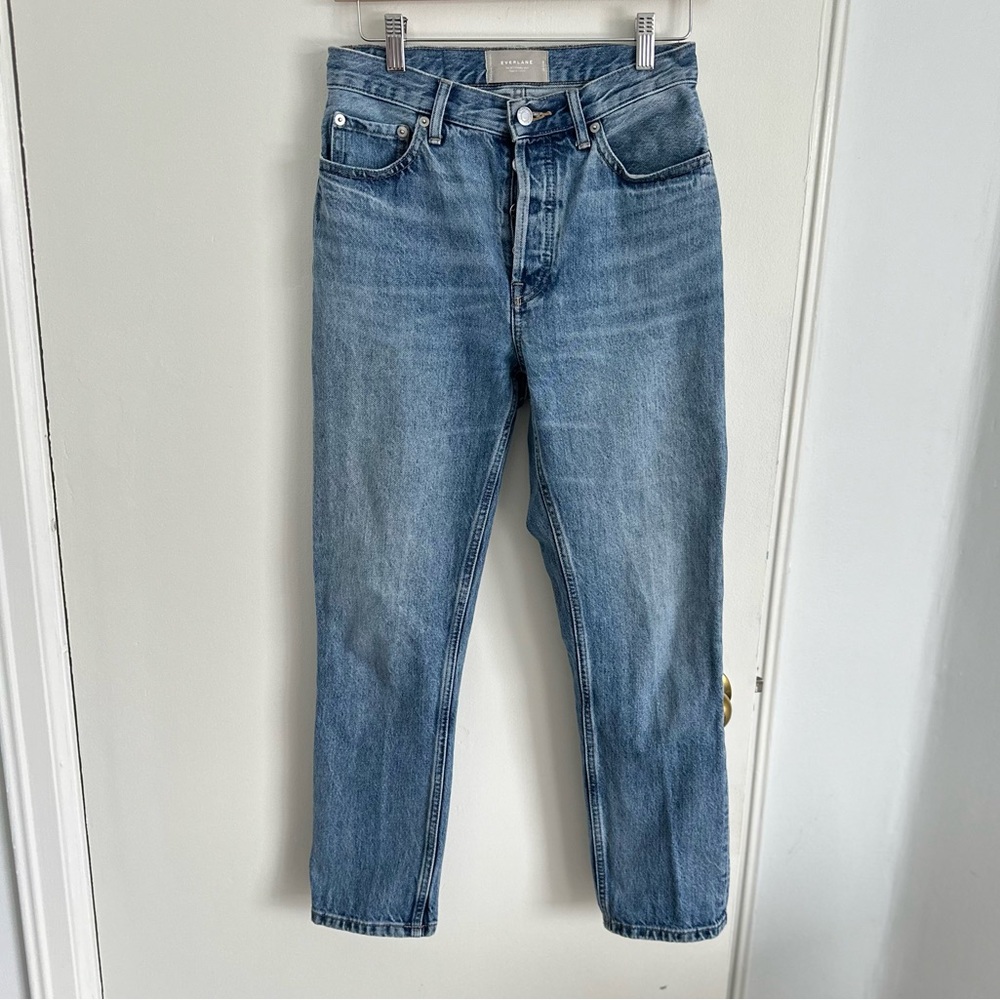 Everlane the 90s Cheeky Cropped Straight Jeans Organic Cotton 25‎
